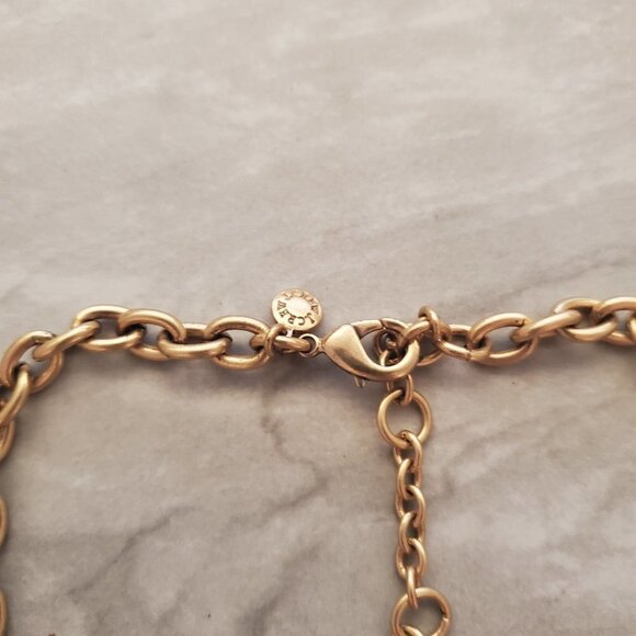 💜 J.Crew Retro Purple Rhinestone Crystal Cluster Burst Statement Necklace 💜 - Picture 3 of 13